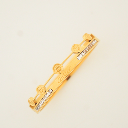 Carti Muse Dual-Band Gold Bracelet – Tiny Wrist