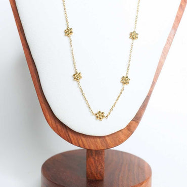 Golden Bloom Gold-Plated Necklace