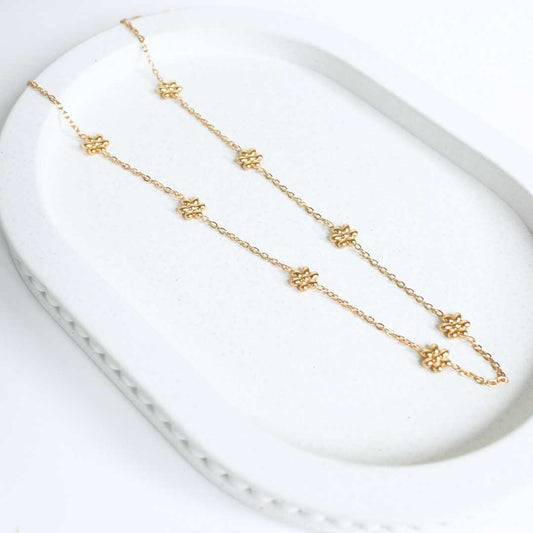 Golden Bloom Gold-Plated Necklace