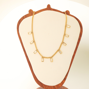 Gilded Glint Necklace – 18K Gold Plated | Ashara Jewels