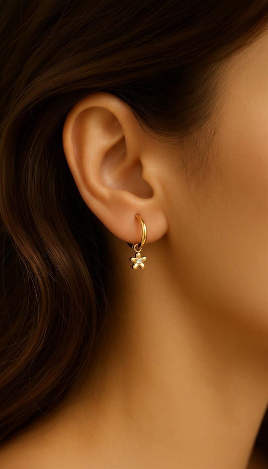 Aurielle Bloom Hoop Earrings