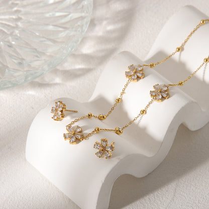 Ashara Crystal Bloom Set