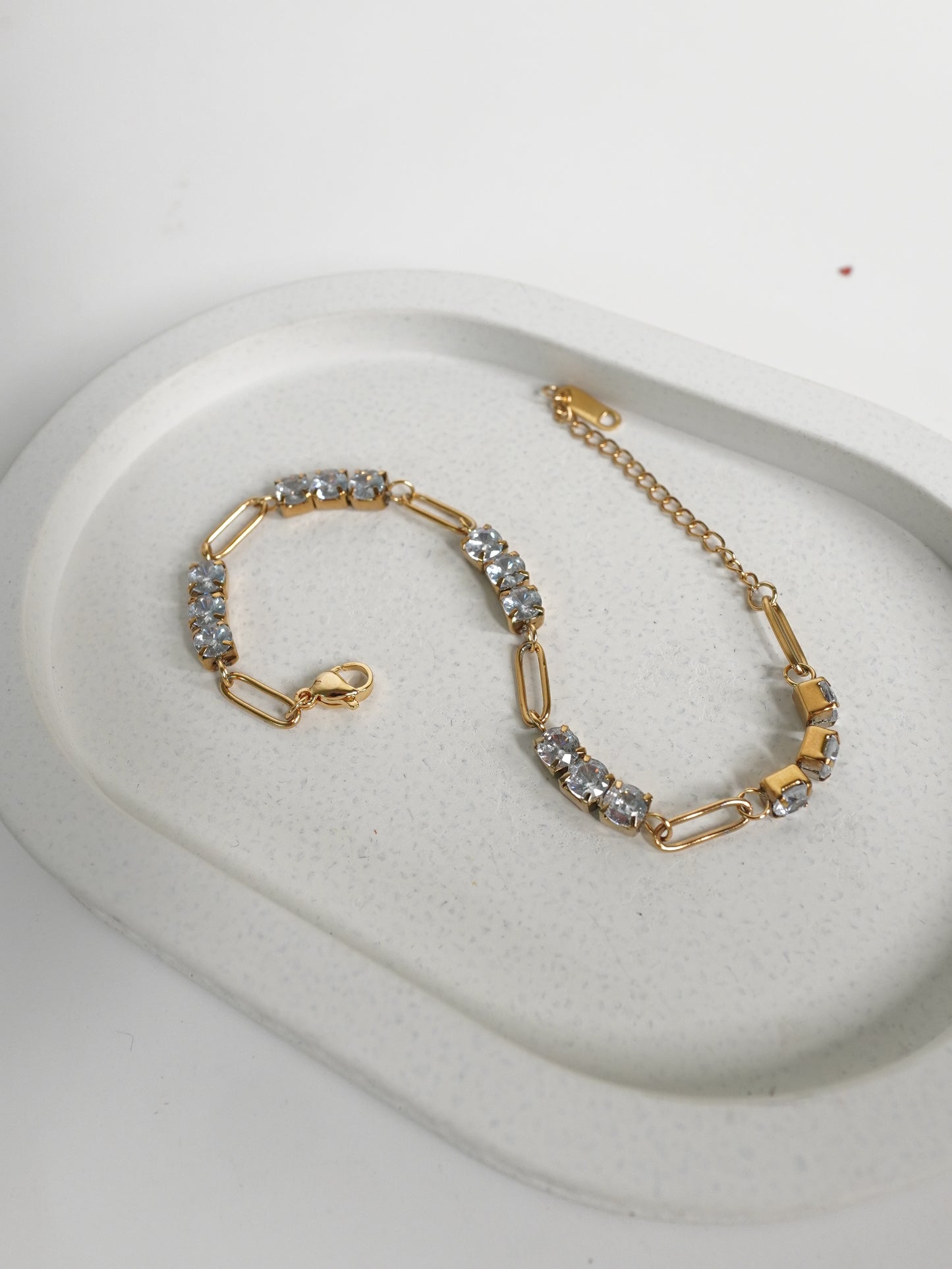 Luna Link Crystal Bracelet