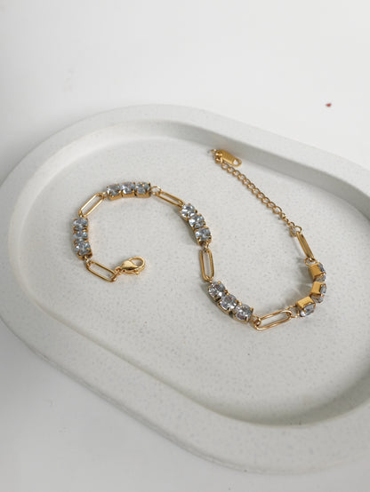 Luna Link Crystal Bracelet