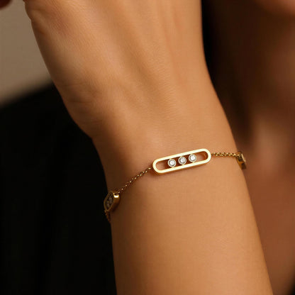 Celeste Trio Crystal Bracelet