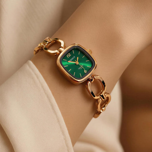 Emerald Link Luxe Watch