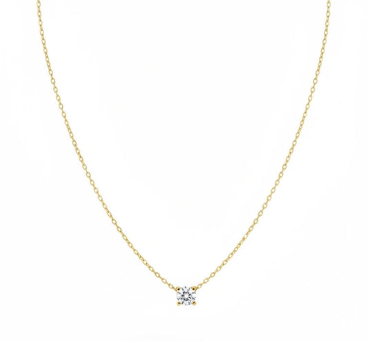 Classic Solitaire Spark Necklace