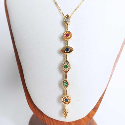 Celestia Navratna Necklace