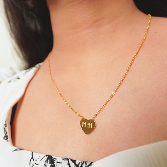 Ashara 11:11 Heart Necklace