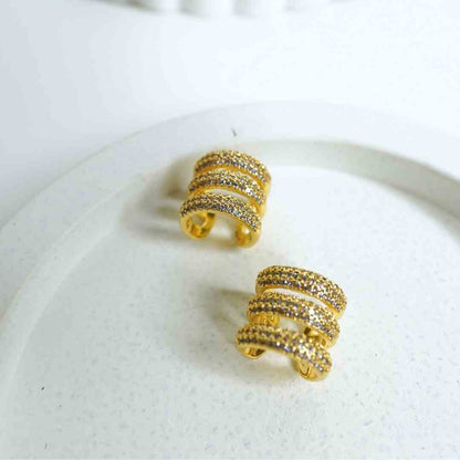 Radiance Triple Band Hoops