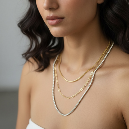 Elara Luxe Triple Layer Necklace
