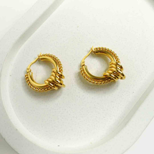 Regalia Twisted Hoop Earrings