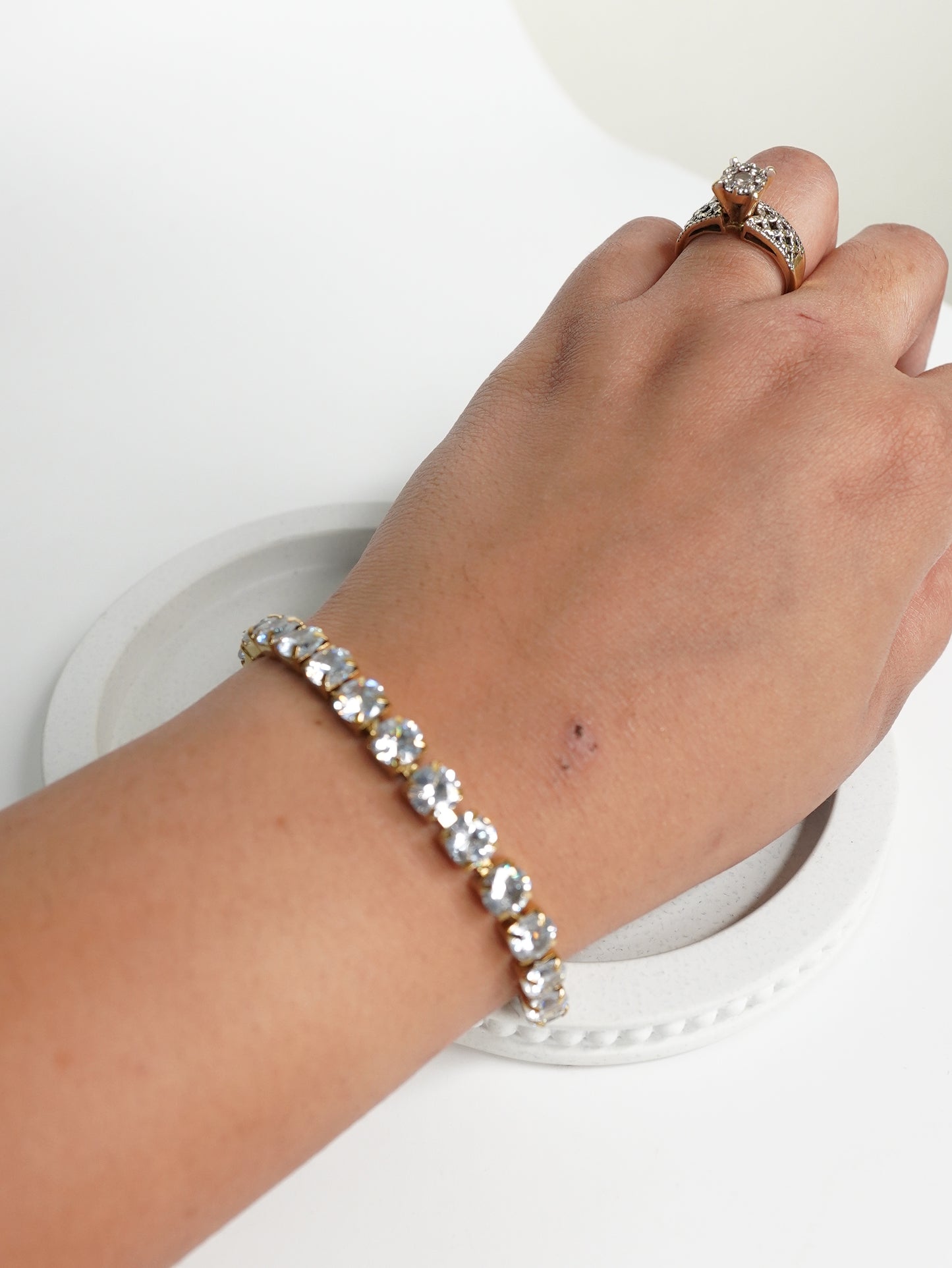 Celeste Crystal Tennis Bracelet