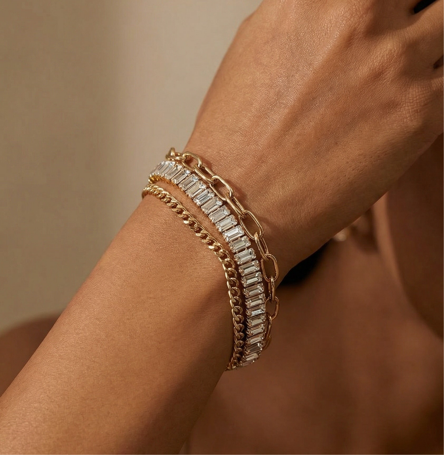 Luna Wave Chain Bracelet