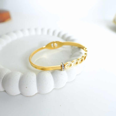 Aure Geometric Link Bracelet