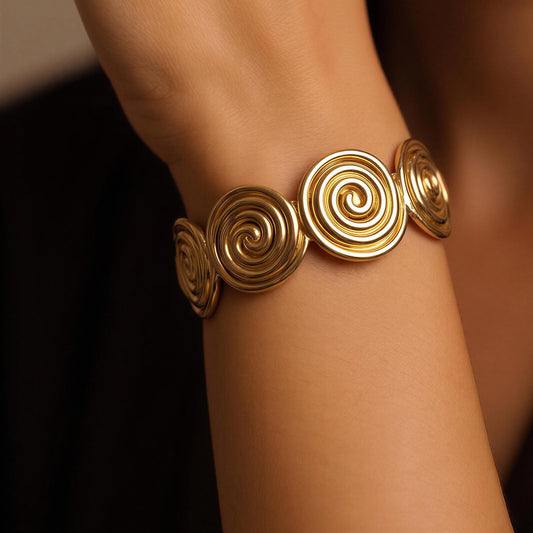Sienna Spiral Statement Cuff