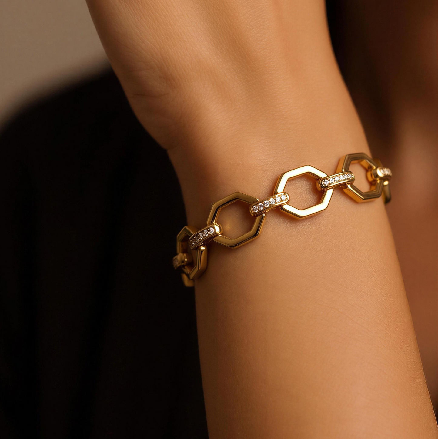 Zaria Crystal Link Bracelet