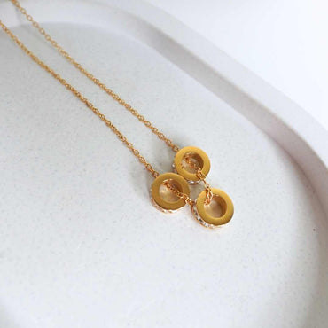 Luna Trinity Pendant Necklace