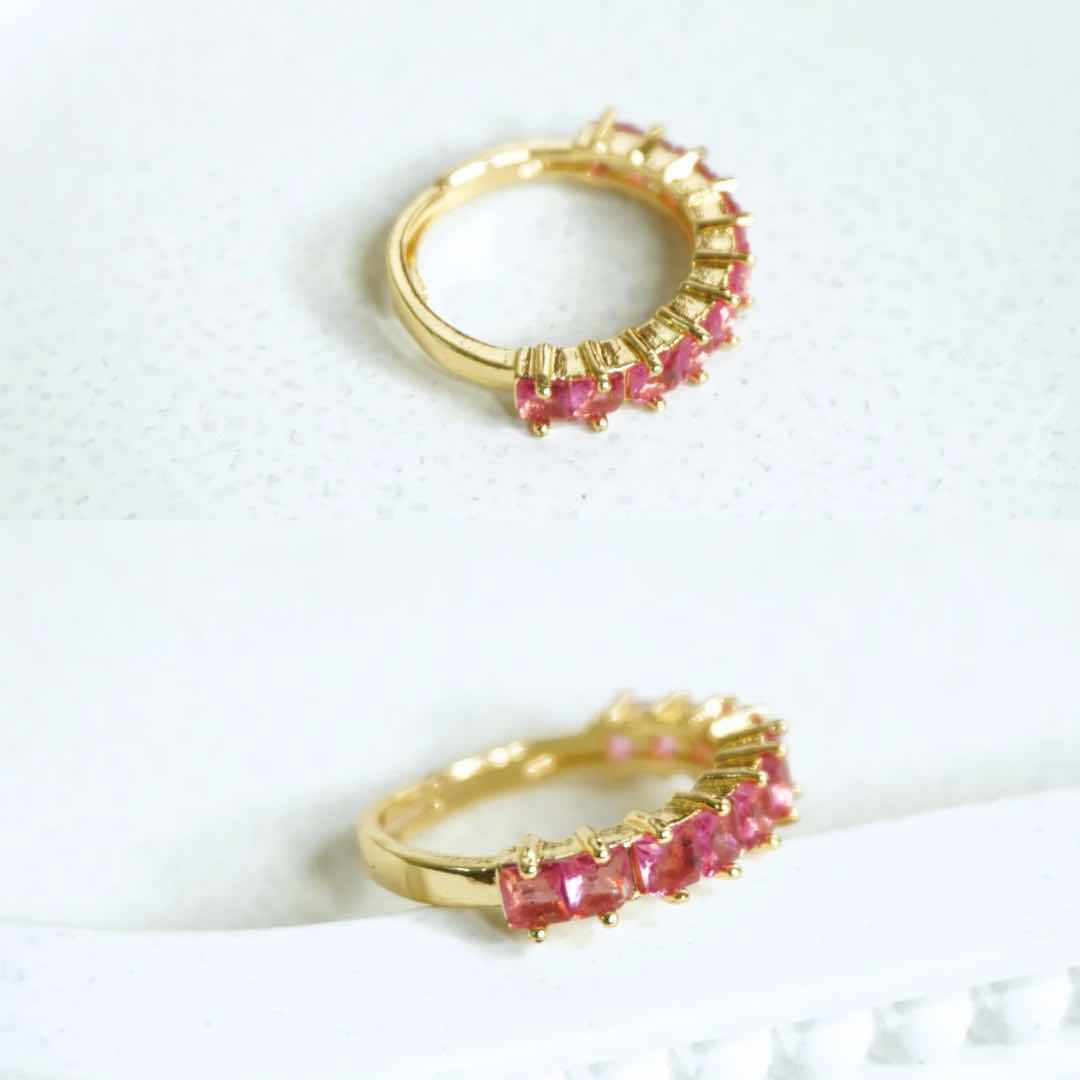 Pink Radiance Eternity Band