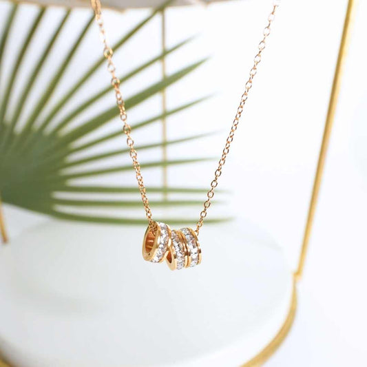 Luna Trinity Pendant Necklace