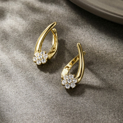 Teardrop Bloom Earrings