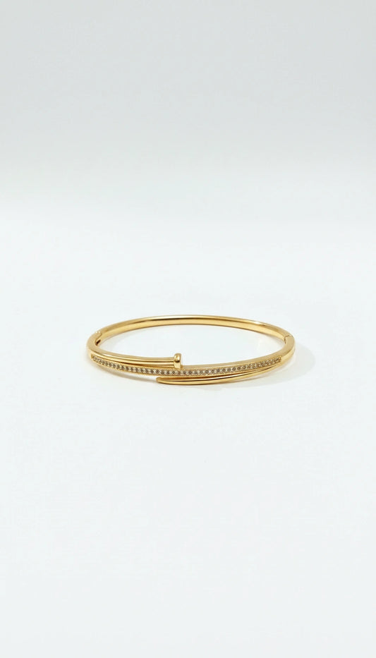 Nail Sleek Slim Bangle Bracelet