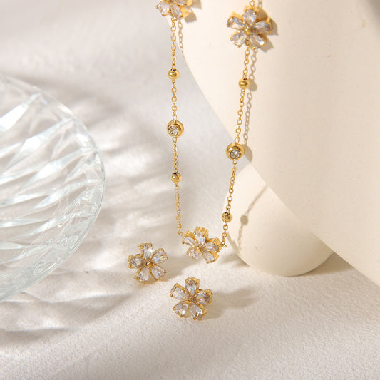 Ashara Crystal Bloom Set