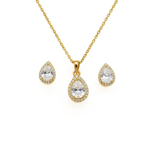 Celeste Teardrop Pendant Set