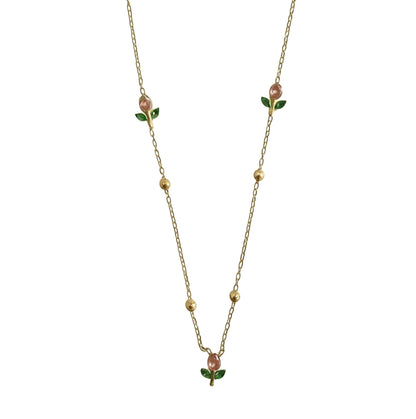Roselle Bloom Necklace