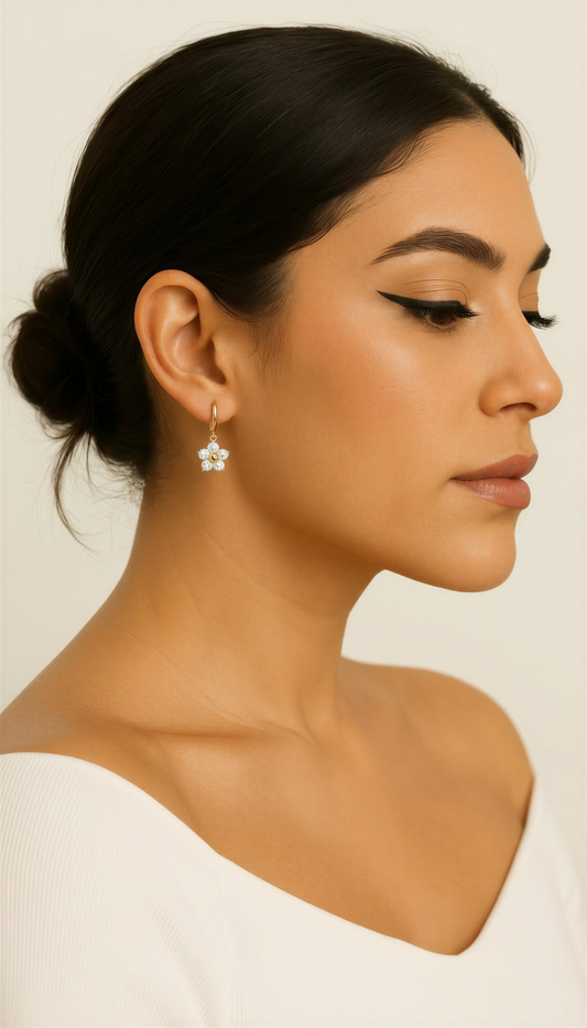 Flora Glow Drop Earrings