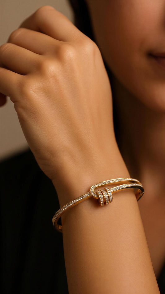Crystal Knot Luxe Bracelet