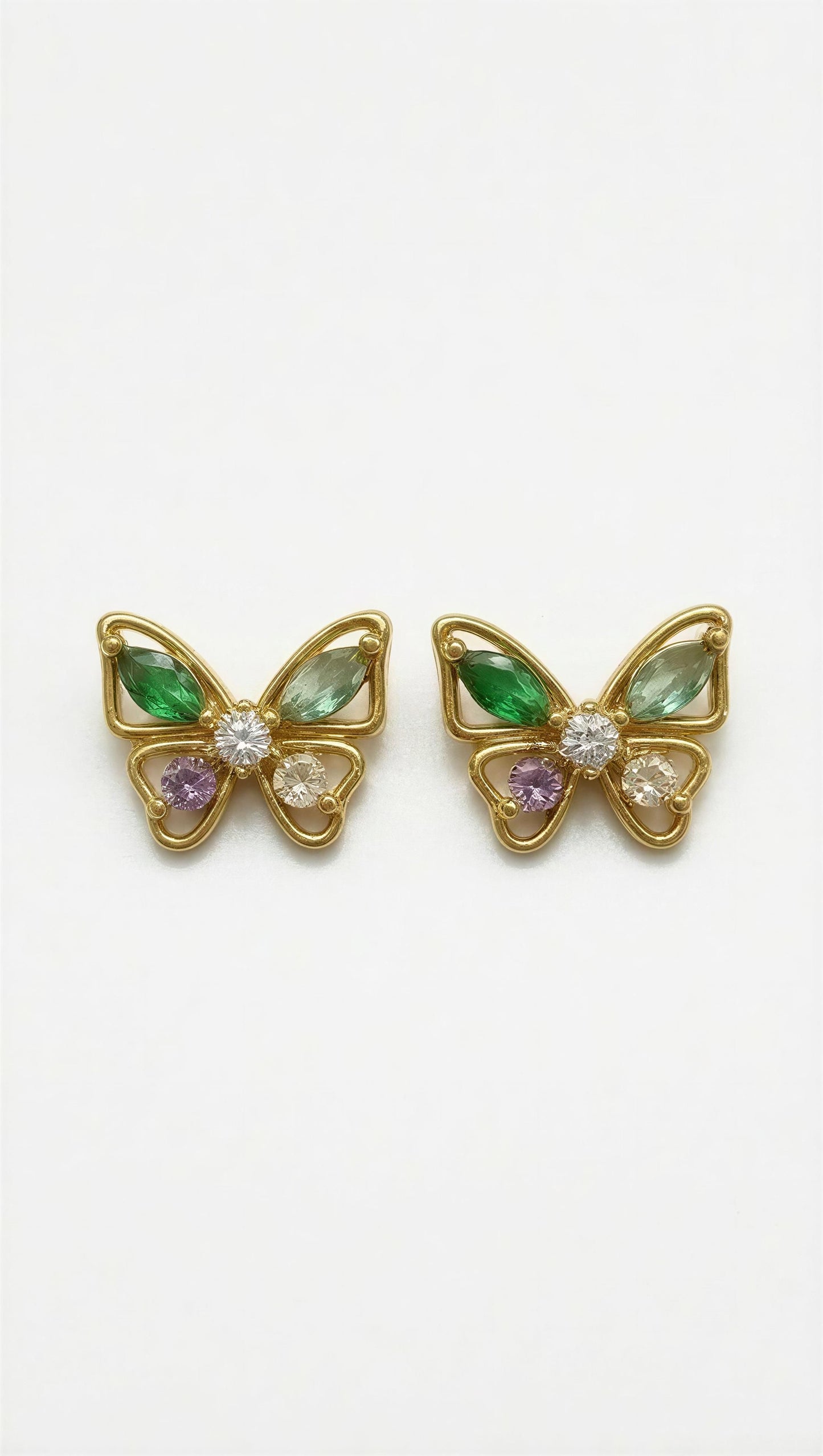 Enchanted Butterfly Stud Earrings