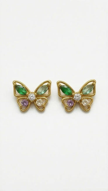 Enchanted Butterfly Stud Earrings