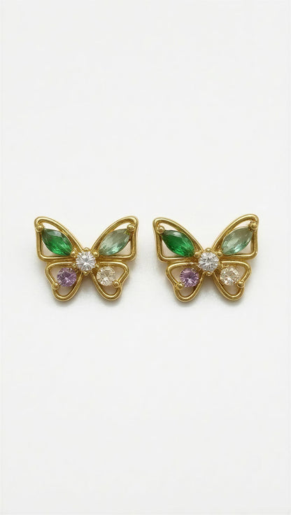 Enchanted Butterfly Stud Earrings
