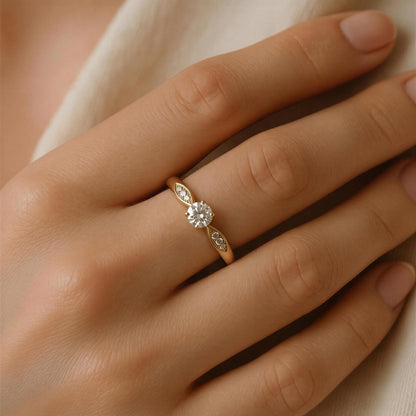 Noor Solitaire Ring