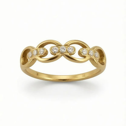 Elowen Infinity Ring