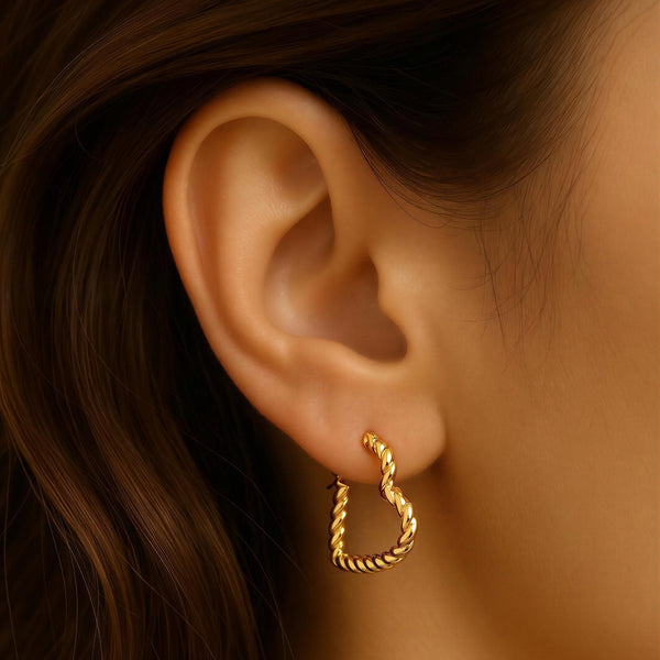 Twisted Luxe Hoops