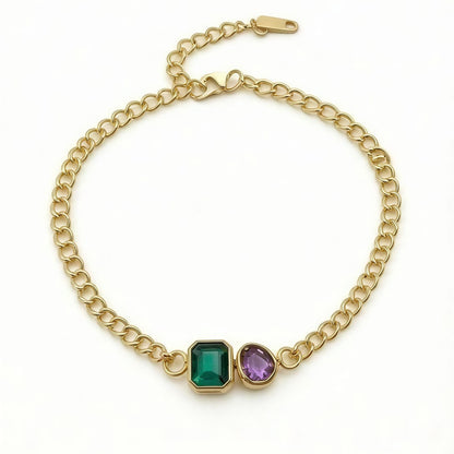 Celeste Dual Stone Bracelet