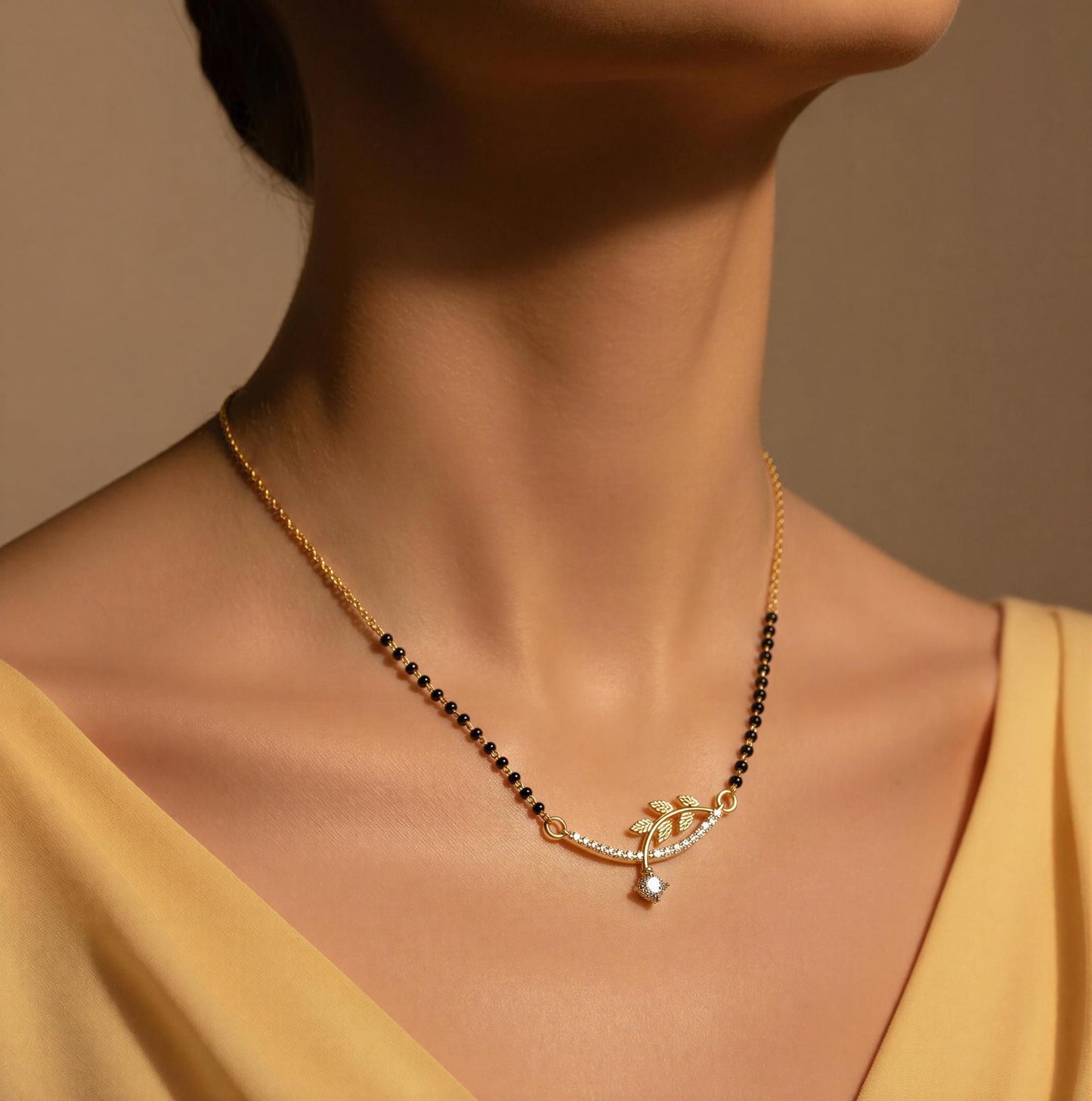 Celestia Leaf Mangalsutra
