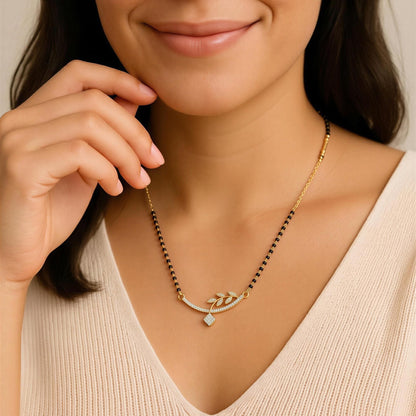 Celestia Leaf Mangalsutra