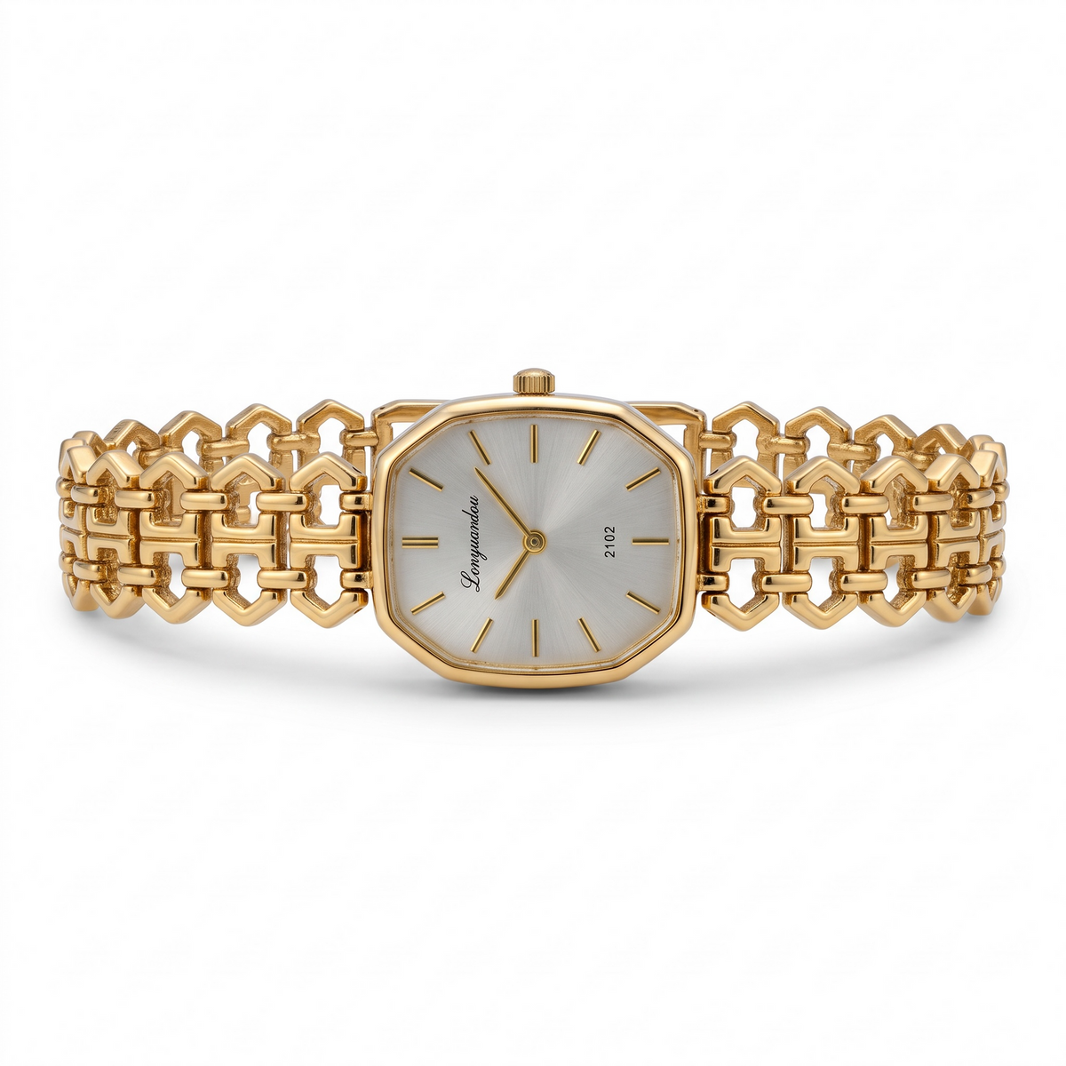 Ivory Éclat Luxury Watch – 18K gold plated women's watch with ivory-white dial