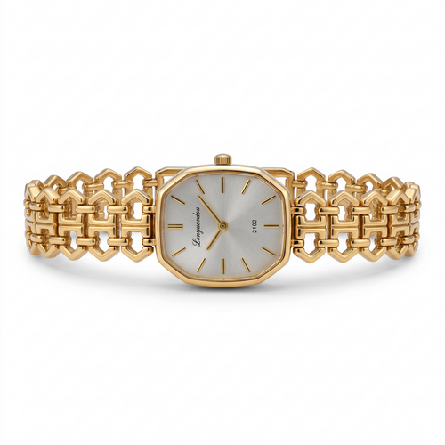 Ivory Éclat Luxury Watch – 18K gold plated women's watch with ivory-white dial