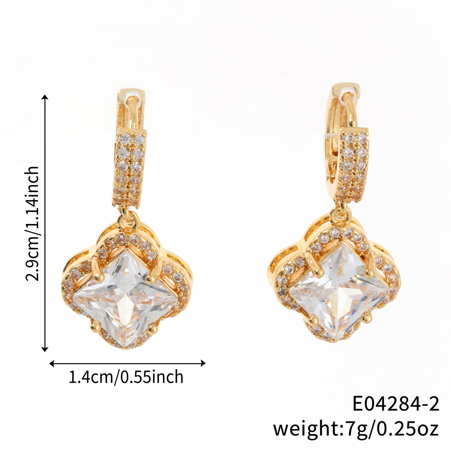 Ashara Royal Radiance Drop Earrings