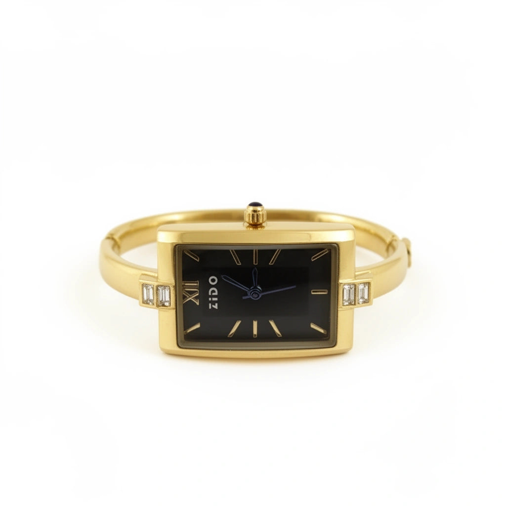 Aurora Gold-Plated Bracelet Style Watch