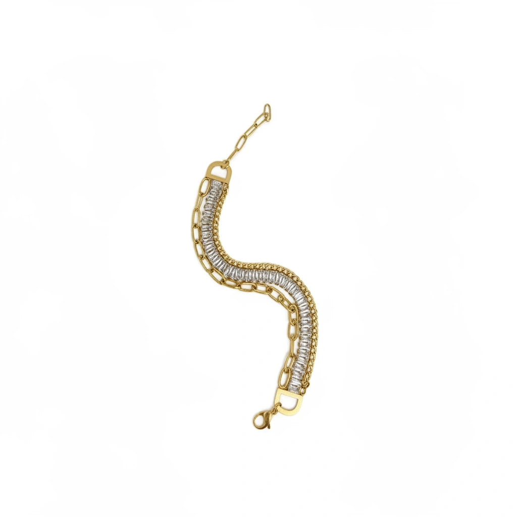 Luna Wave Chain Bracelet