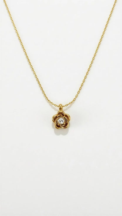 Celeste Bloom Pendant Necklace