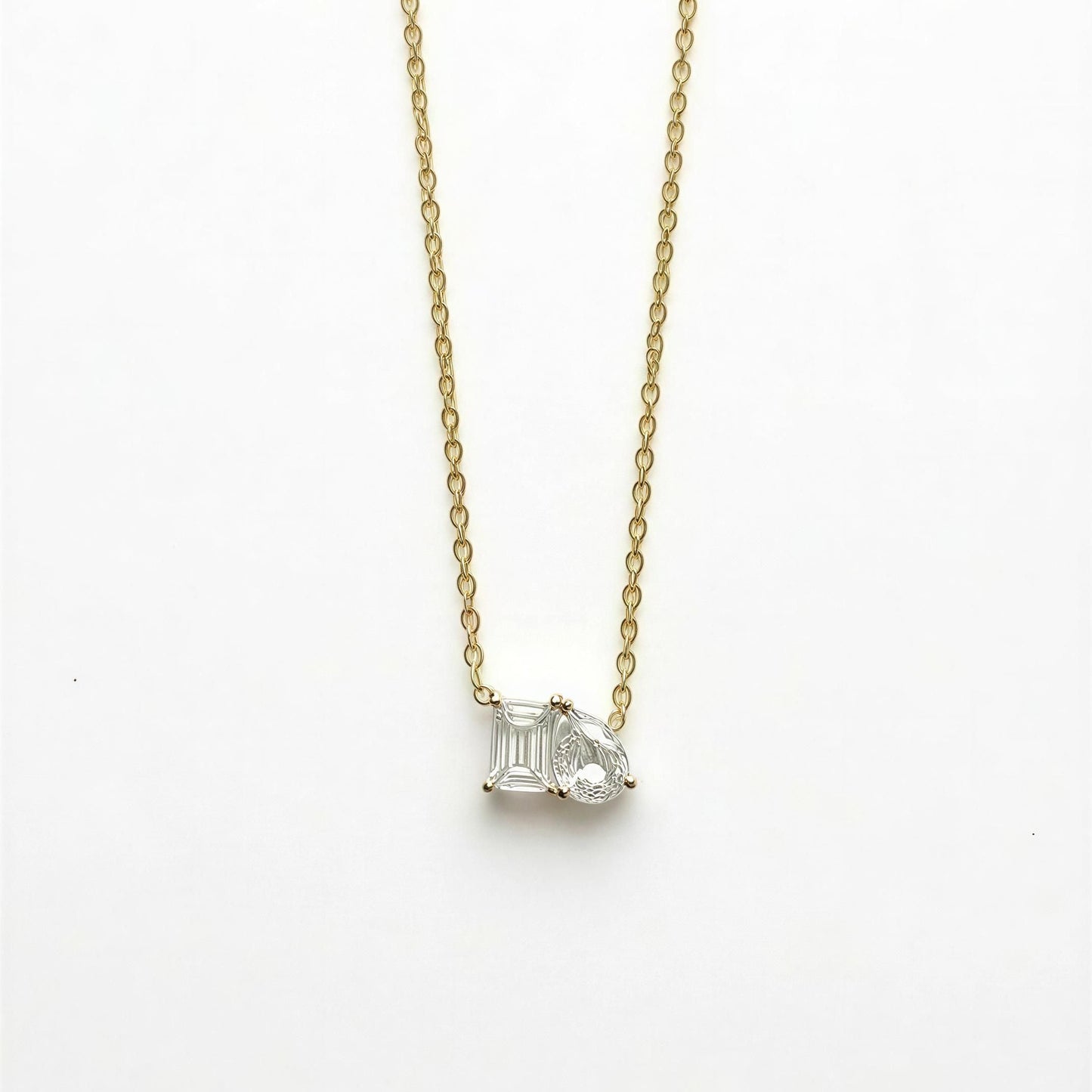Celeste Duo Spark Necklace