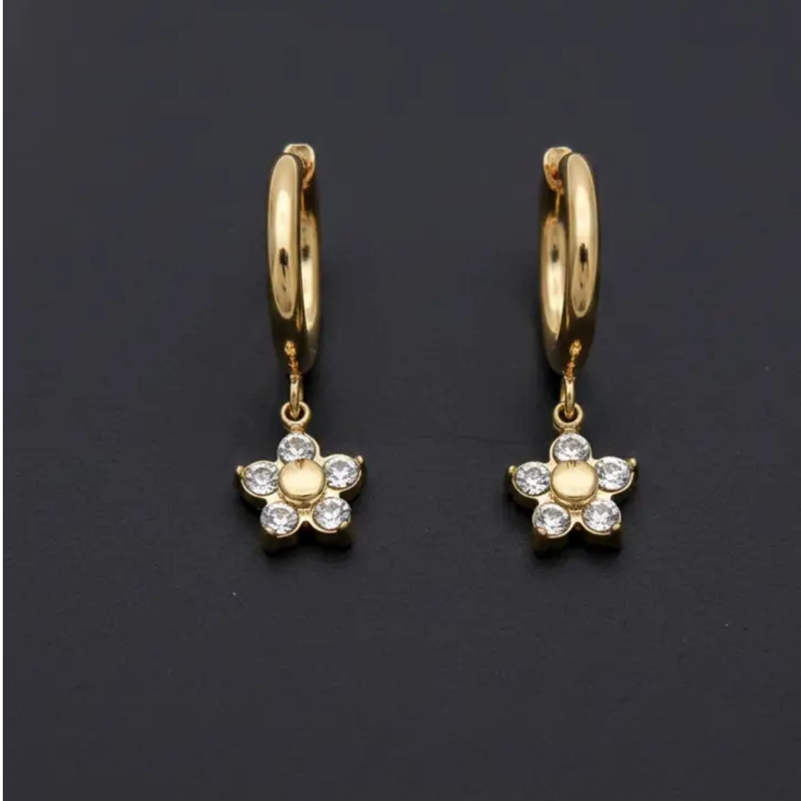 Luna Petal Hoops