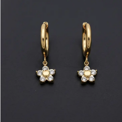 Luna Petal Hoops