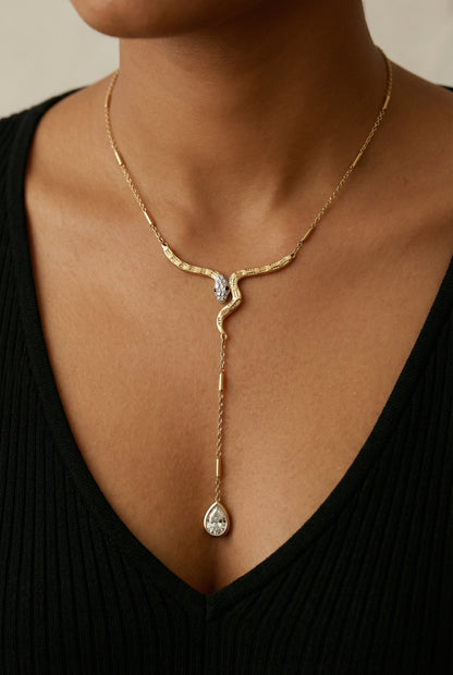 Serpentina Drop Necklace